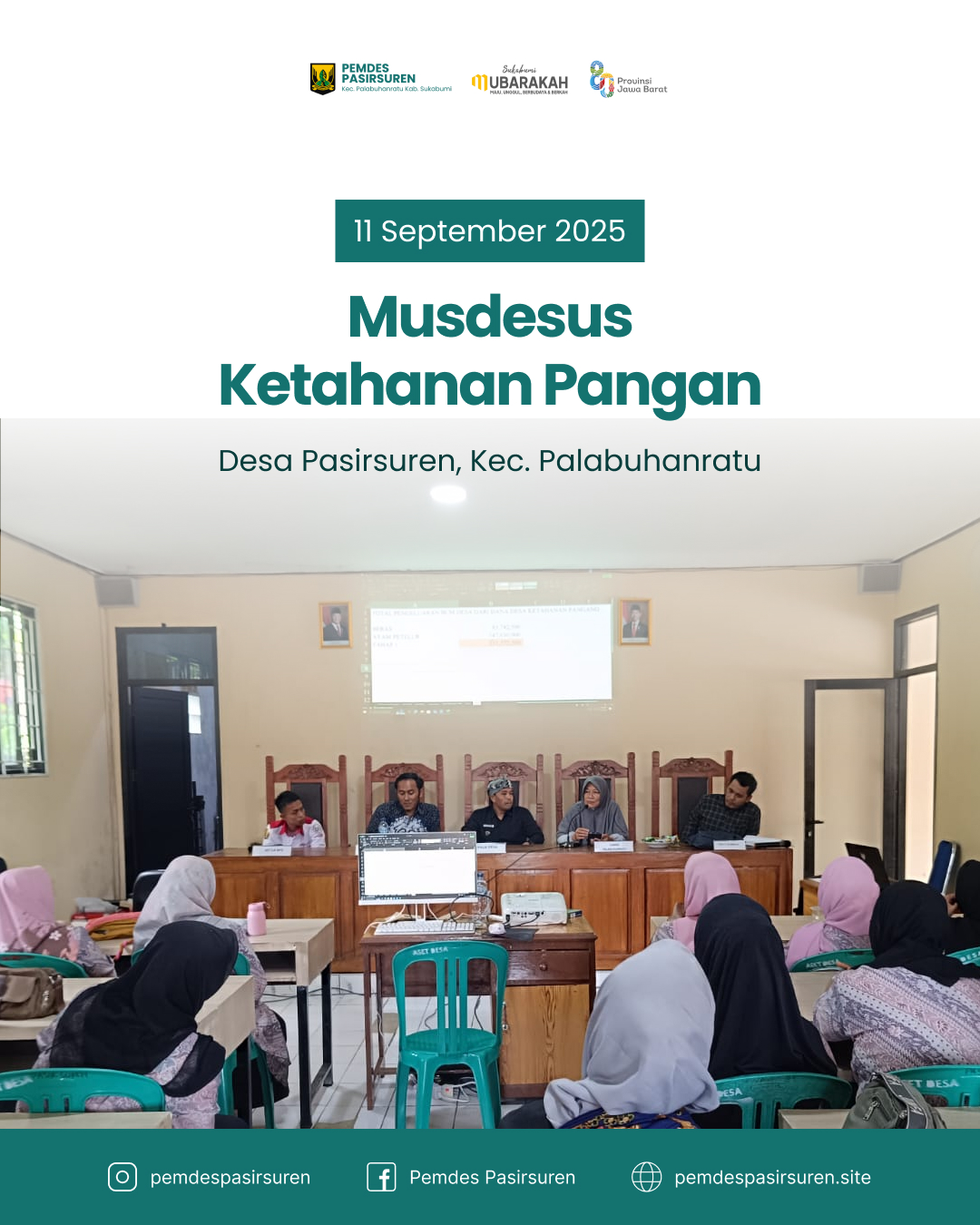 musdesus ketahanan pangan desa pasirsuren